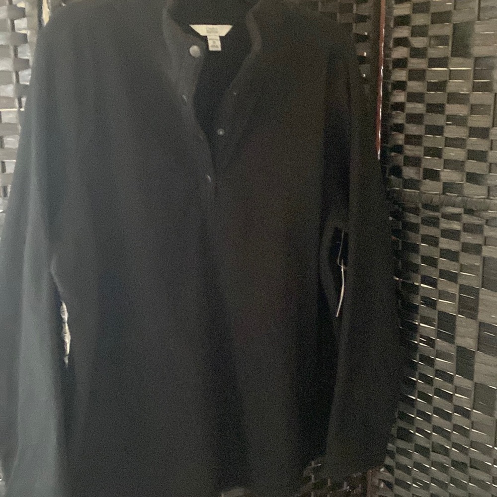 BNWT Croft&Barrow mineral black 3/4 snapped jacket women size 1X
